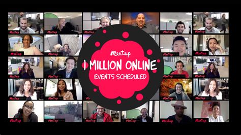 Meetup Communities Reach 1 Million Online Events - Meetup Blog