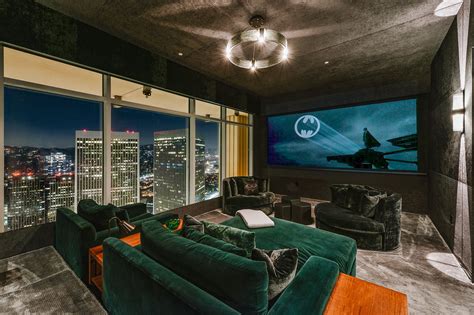 Matthew Perry Just Listed His LA Mansion in the Sky Complete with Batcave | Apartment Therapy