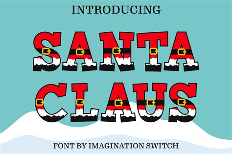 Santa Claus Font by Imagination Switch · Creative Fabrica