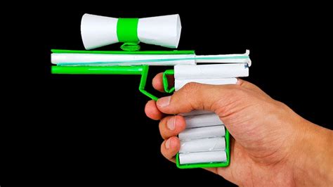 Paper Sniper Pistol - Easy DIY Paper Gun for 20 Minutes - YouTube