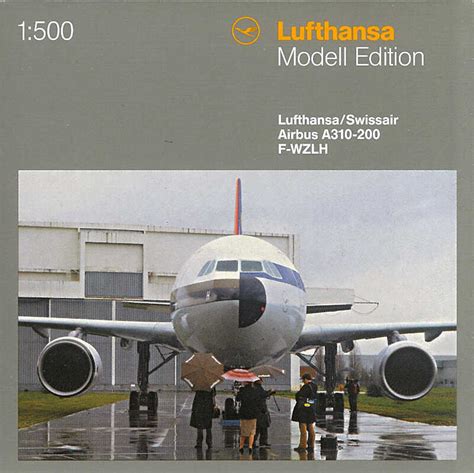 Airbus A310-200 Lufthansa / Swissair F-WZLH Herpa 501170 1:500 - MW-Moba