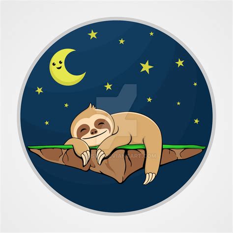 sleeping Sloth by AGSvg on DeviantArt