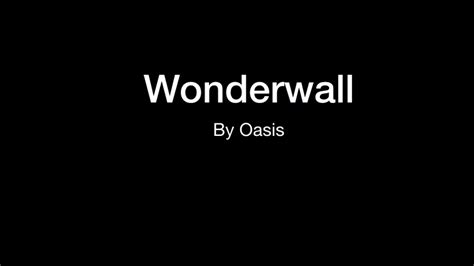 Wonderwall Cover - YouTube