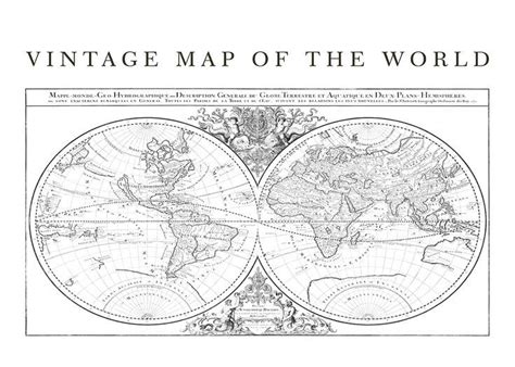 World Map Large Printable Map | World Map Wall Art | Exclusive World Map Europe Map Printable ...
