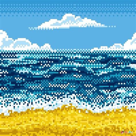 Ocean pixel art