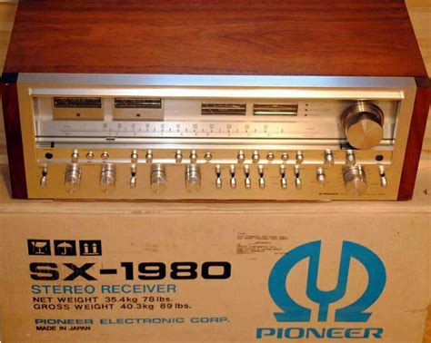 PIONEER SX-1980 | Hifi audio, Pioneer audio, Vintage electronics