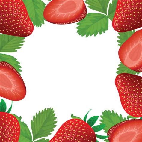 Best Strawberry Border Illustrations, Royalty-Free Vector Graphics & Clip Art - iStock