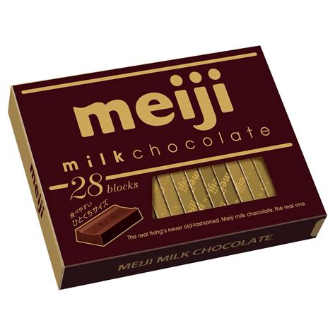 Meiji Milk chocolate. Japan 明治ミルクチョコレート | อาหาร, ของหวาน, เครื่องดื่ม