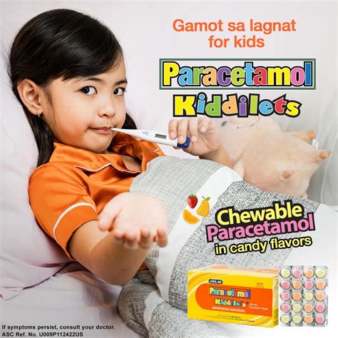 Ang Paracetamol (KIDDILETS), chewable paracetamol in candy flavors ...