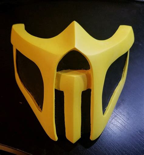 Mortal Kombat Scorpion Mask Template