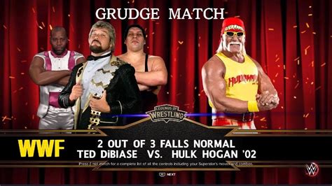 Ted DiBiase vs. Hulk Hogan - GRUDGE MATCH - YouTube