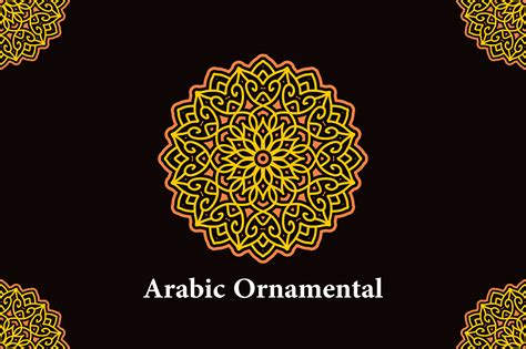 Arabic Ornament Mandala Graphic by AmayaSuites · Creative Fabrica