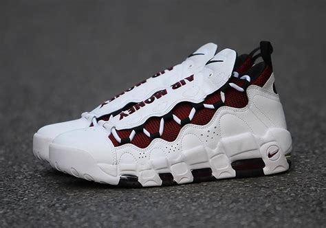 Nike Air More Money White Burgundy | SneakerNews.com