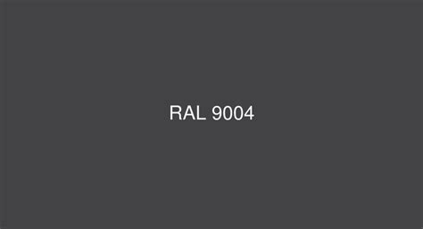 RAL Signal black [RAL 9004] Color in RAL Classic chart