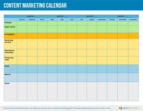 Content Marketing Calendar - How to create a Content Marketing Calendar? Download thi ...