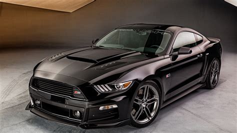 4K Ford Mustang Black 2020 Wallpaper Free - Muscle Car