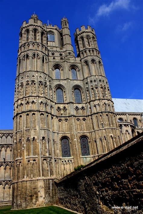 Ely, England - Tall towers on the West side of Ely Catheral. | TouristBee