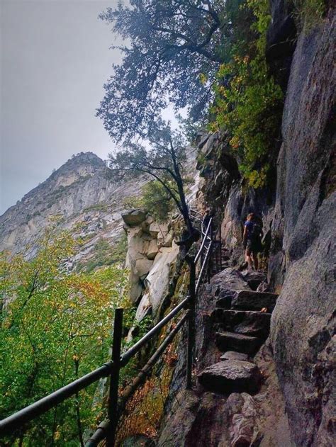 The Mist Trail in Yosemite! Check out our blog post about hiking Half Dome. | Mist trail ...