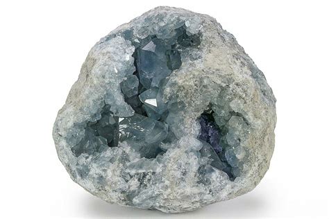 6.6" Sparkly Celestine (Celestite) Geode - Madagascar (#237682) For Sale - FossilEra.com