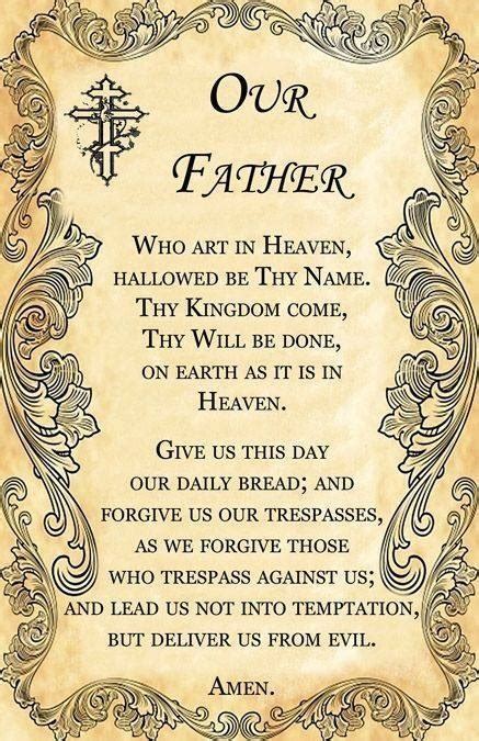 perfectthewayyouarerightnow: The Lords Prayer - The Light of Faith