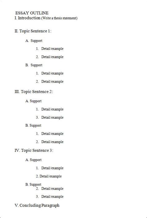 Outline Template - 11+ Download Free Documents in PDF , Excel , Word ...