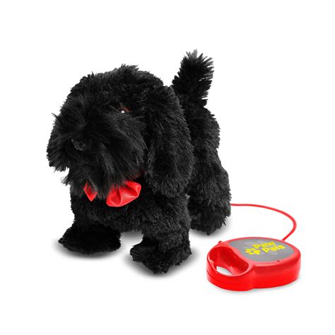 Meva Kids Walking and Barking Puppy Dog Toy Pet with Remote Control Leash (Black)- Buy Online in ...