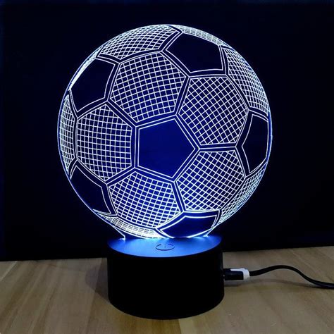 M.Sparkling TD045 Creative Sport 3D LED Lamp | 3d led night light, Mood ...