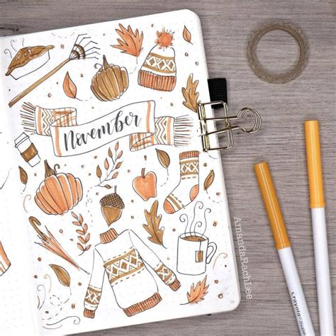 November Bullet Journal Theme Ideas ⋆ Sheena of the Journal