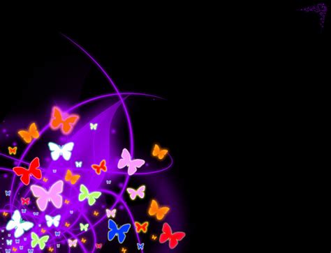 Neon Butterfly Wallpaper - WallpaperSafari