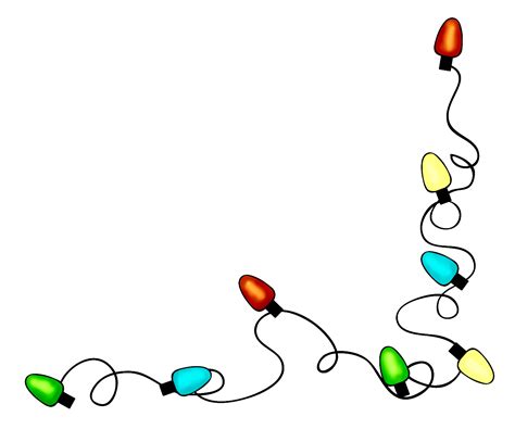 christmas lights | Christmas lights clipart, Animated christmas lights ...