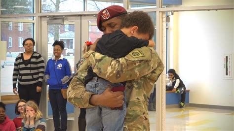 Military homecoming, soldier surprises his kid at school | EMOTIONAL - YouTube