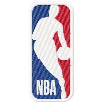 NBA logo machine embroidery design for instant download | Bordado