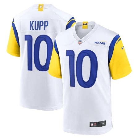 Men's Los Angeles Rams #10 Cooper Kupp Nike White Alternate Limited ...