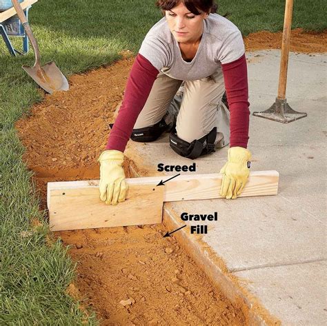 Use Brick Borders for Path Edging | Brick border, Patio edging, Path edging