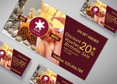 Beauty Spa Gift Voucher Design Template | Voucher design, Gift voucher design, Spa gifts