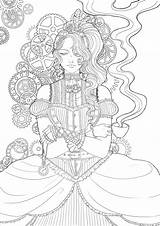 Victorian Coloring Pages Dresses Fashion Vintage 1905 Color Summer  sketch template