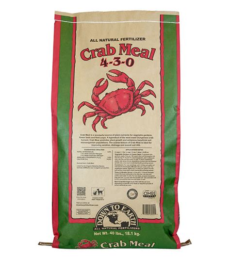 Crab Meal 4-3-0 – Down To Earth Fertilizer