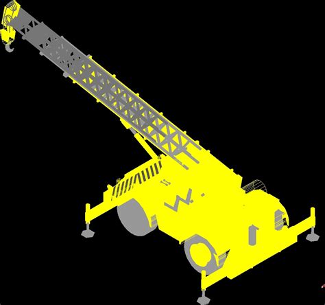 Crane 3D DWG Model for AutoCAD • Designs CAD