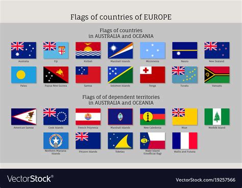 Pacific Countries Flags - About Flag Collections