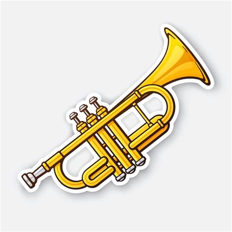 Premium Vector | Classical music wind instrument trumpet rock or jazz ...