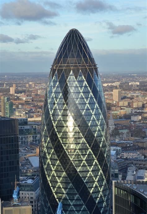 Free photo: The Gherkin - Apex, London, United - Free Download - Jooinn