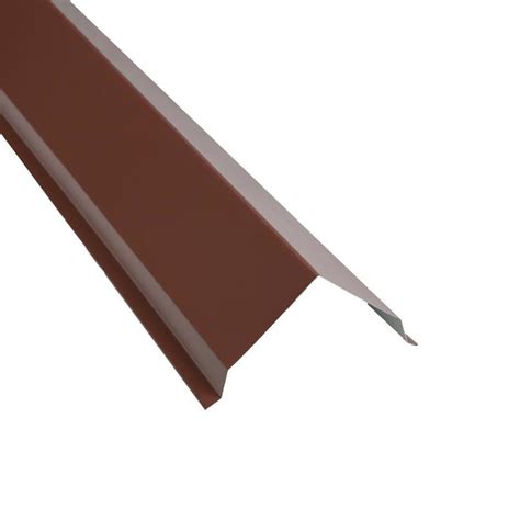 Metal Sales 5.06-in x 126-in Brown Outside Corner Post Metal Siding Trim at Lowes.com