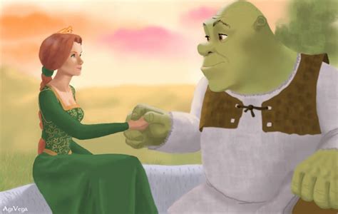 Shrek and Fiona by AgiVega on DeviantArt