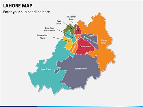 Lahore On Political Map - Bobine Stephani