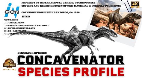 Concavenator In-Depth Dino Guide, Recreating Natural Habitat & Jurassic ...