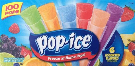 Pop Ice Assorted Flavors, 100-Count: Amazon.ca: Grocery