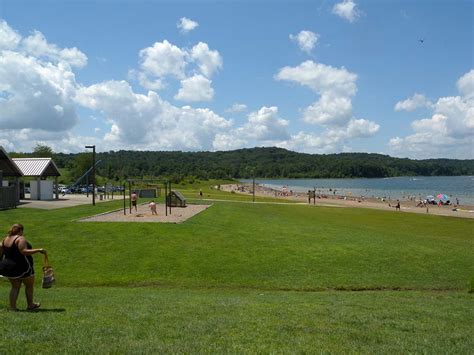 Enjoy yourself at Patoka Lake Beach - Patoka Lake State Park