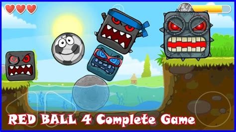 RED BALL 4 - COMPLETE GAME "LEVEL 1-75 "ALL 5 BOSSES KILLED WALKTHROUGH (New Update) - YouTube