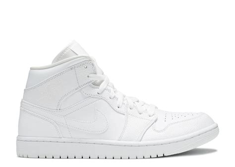 Jordan 1 Mid 'Triple White' 2020 - Air Jordan - 554724 130 - white ...