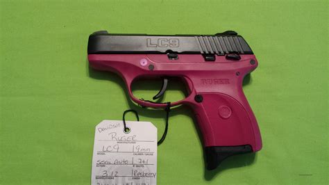 LADIES PINK RUGER LC9LC 9 9MM 7RD RASPBERRY for sale